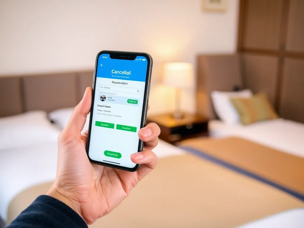 Jak odwołać rezerwację noclegu na Booking?